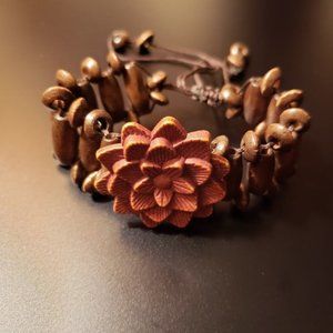 Wood stretch bracelet 